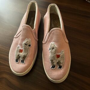 Soludos Slip On Sneakers Llama Baby Pink